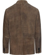 Reitmayer Leather jacket with stand-up collar (Cognac)