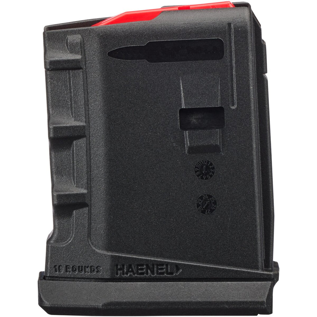 Haenel Magazine for CR 223 AR15 for 10 cartridges (Red feed)