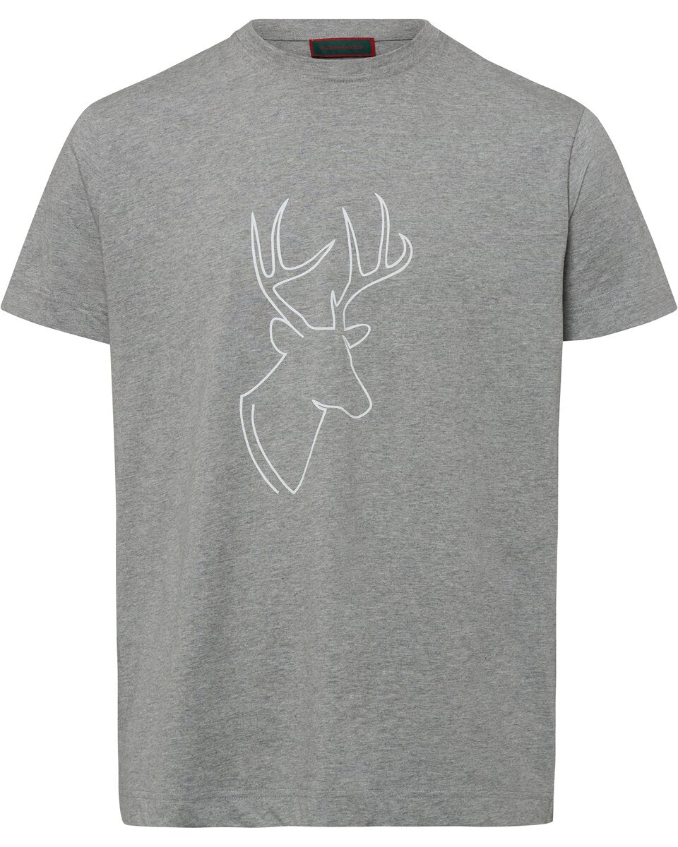 Reitmayer T-shirt with deer print (Fir green)