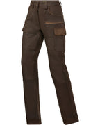 Parforce Women's Prestige Full Bull leather trousers (Brown/dark brown)