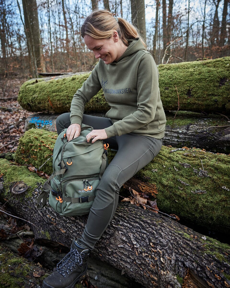 Parforce Women's Hoodie (Olive/Good hunting)