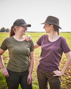 Parforce Women's set of 2 T-shirts Heartbeat (Brown/olive)
