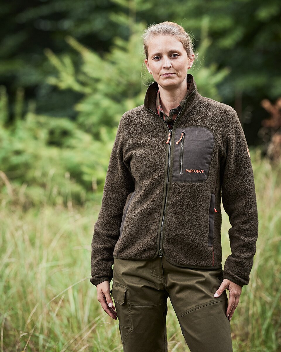 Parforce Women's Performance Sherpa Fleece Jacket (Olive)