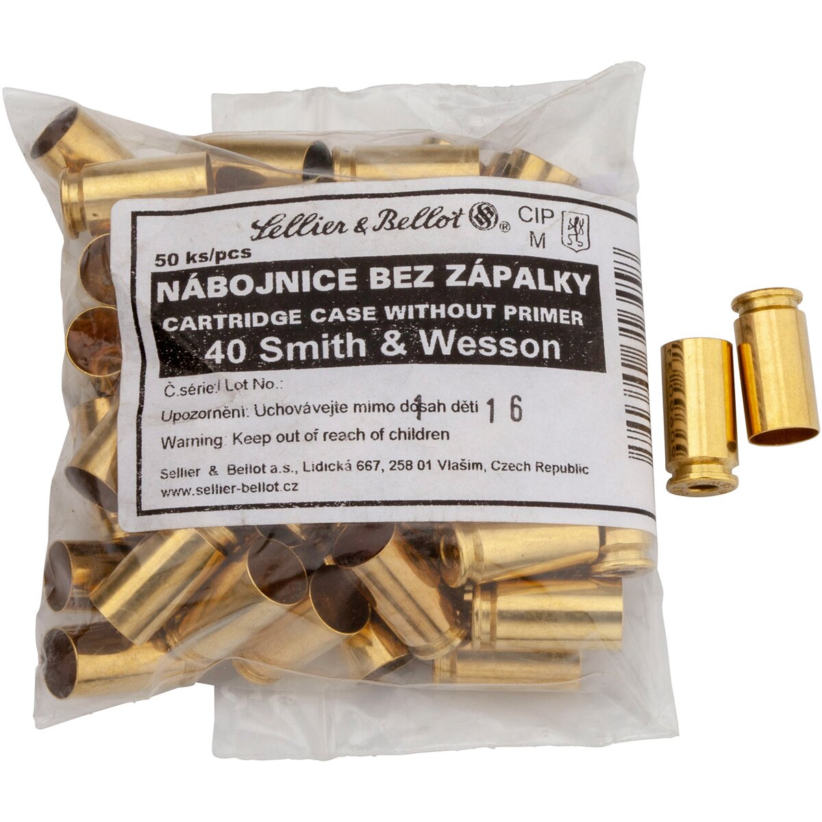 Sellier & Bellot Cases .40 S&W (Caliber .40 S&W)
