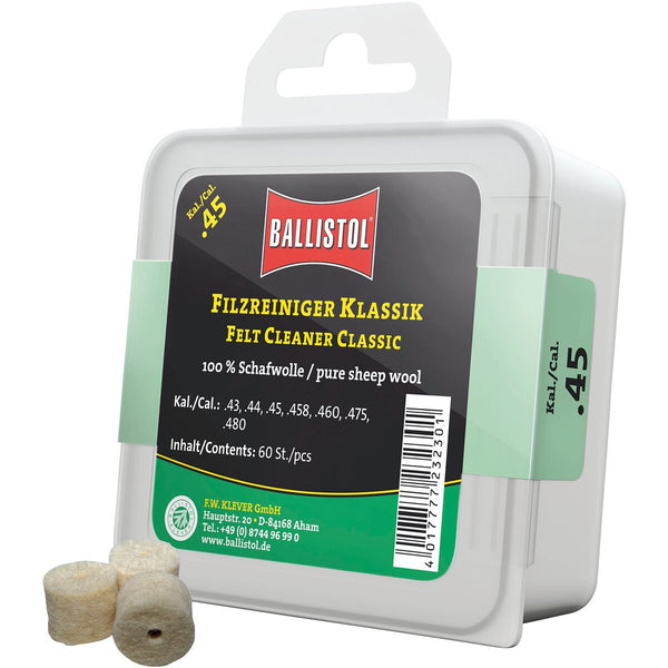 BALLISTOL Filca tīrītājs classic (kal. .45, 60 gab.)