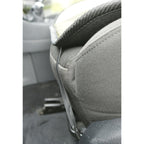 Seat protector with pig motif