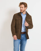 Highmoor leather jacket with pockets (Cognac)