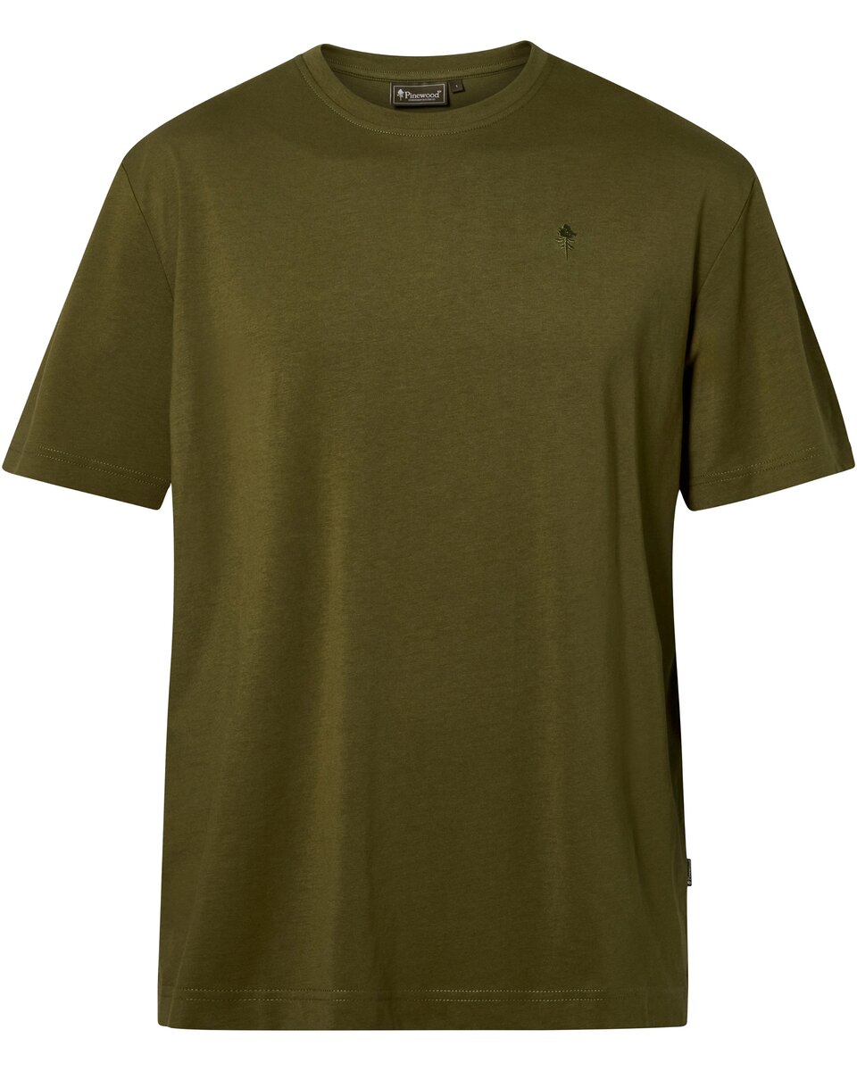 Pinewood T-shirts, 3-pack (Grey Melange/Pine/Black)