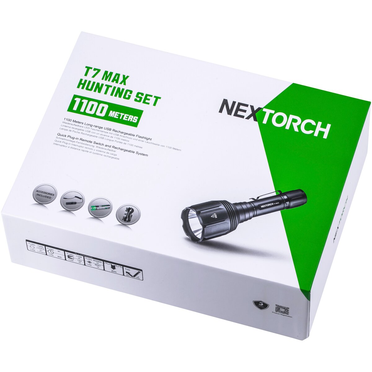 NEXTORCH Flashlight Nextorch T7 Max Set