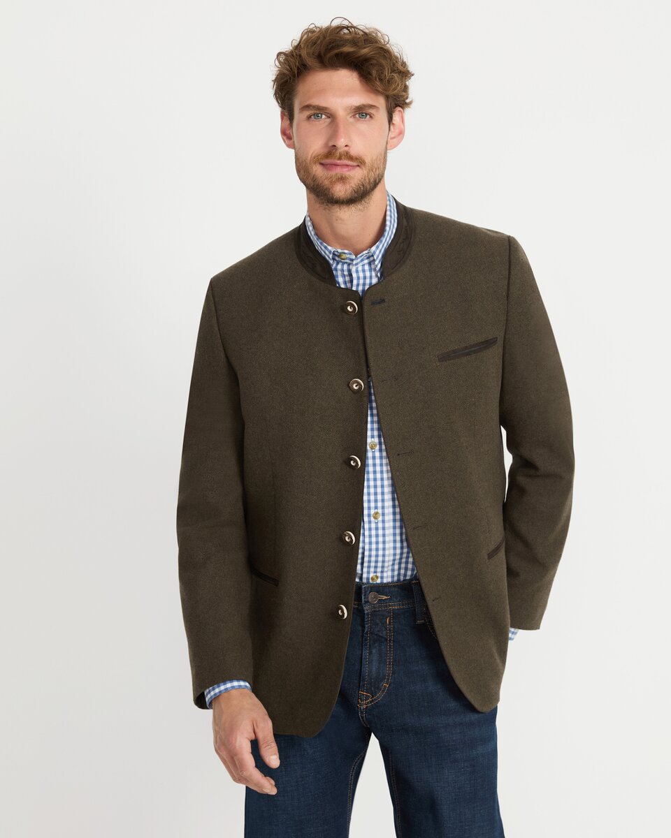 Luis Steindl Herringbone jacket (Olive)