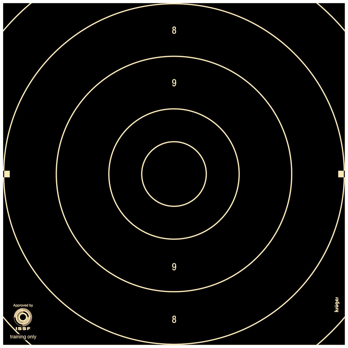 Krüger Druck + Verlag Shooting Target Mirror Rapid Fire Pistol 25 m – 250 pieces