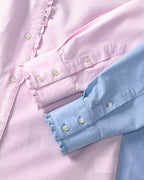 Reitmayer Oxford blouses in a two-pack (Bleu/pink)
