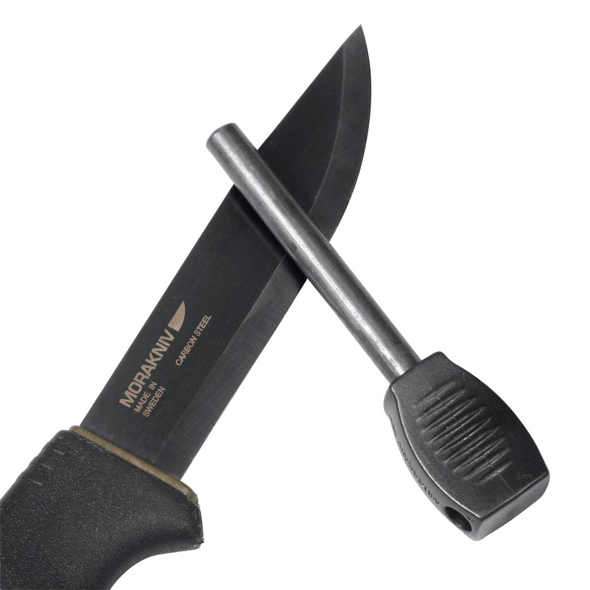 Morakniv Knife Bushcraft Survival Black Blade black (Black)