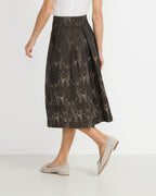 Reitmayer Jacquard skirt with deer (Brown beige)
