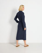 Highmoor Linen dress (Dark blue)