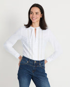 Reitmayer Blouse with lace (White)