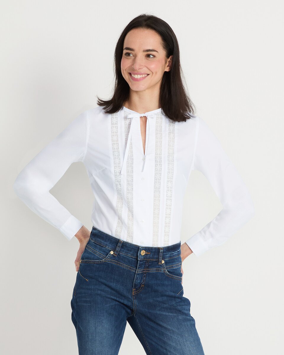 Reitmayer Blouse with lace (White)