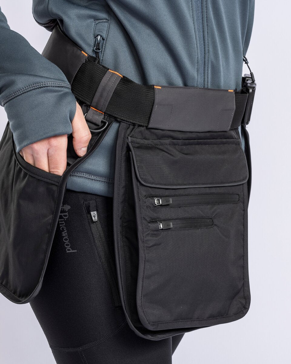 Pinewood Dog Sports Utility Belt Bag (Black/Dark Anthracite)