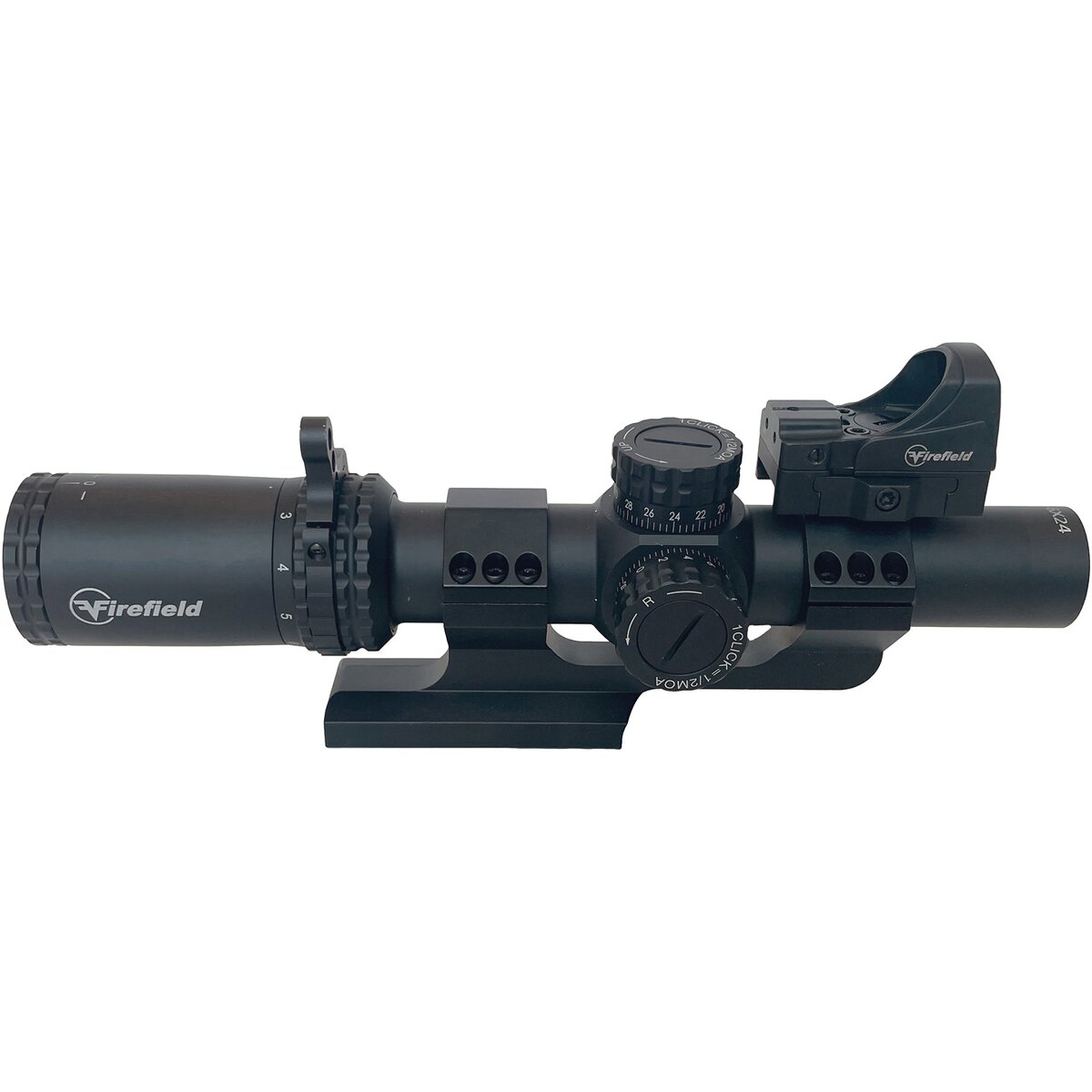 Firefield Kommando Kit RapidStrike 1-6x24 & Impact Mini Red Dot Sight (Absehen Circle Dot)