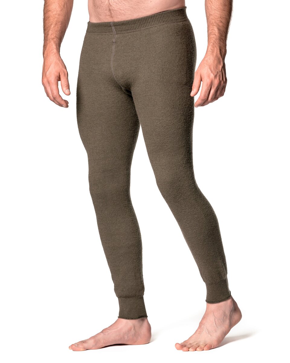 Woolpower Underpants 400 Long Johns (Pine green)