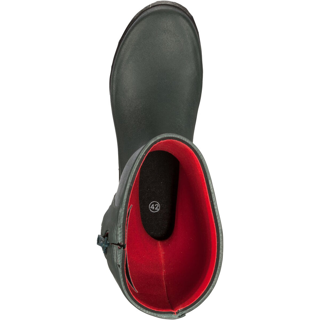 Parforce Rubber boots with zip and neoprene lining (Olive)
