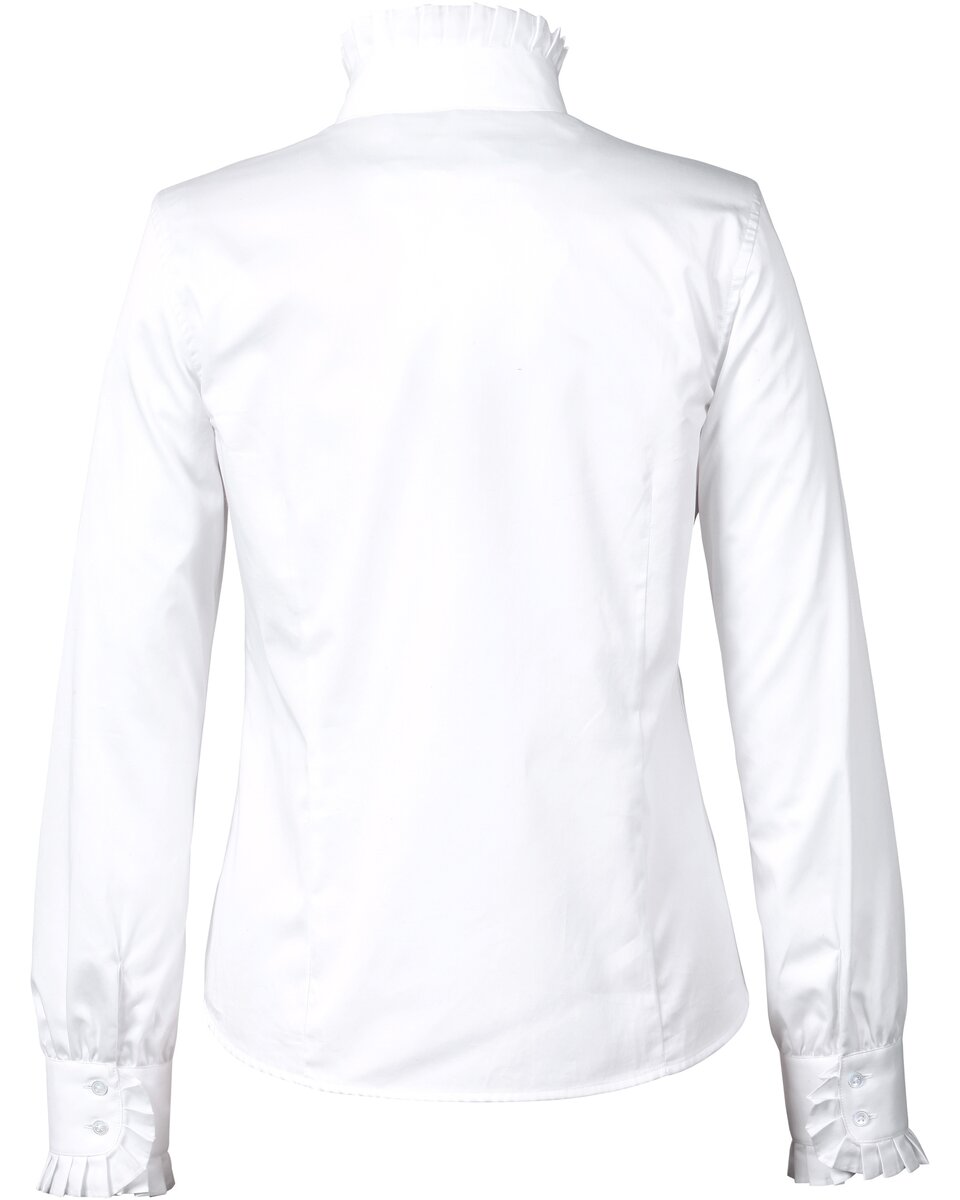 Reitmayer Blouse with ruffle collar (White)