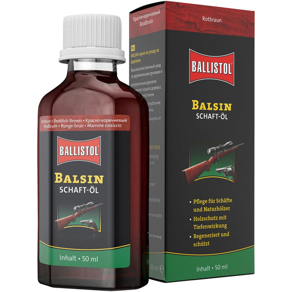 BALLISTOL Balsin shaft oil – reddish brown (50 ml bottle) 0,05 l