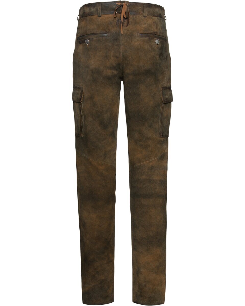 Luis Steindl Cargo leather pants (Olive)
