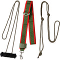 Horse Gear Wildbergehilfe Berg & Tal – 3 parts or 2 parts (Olive/red, 3 parts)