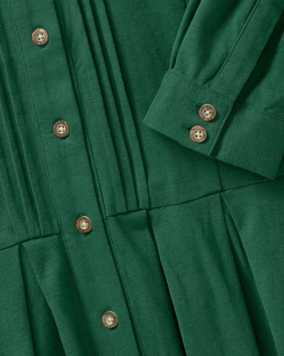 Luis Steindl Jersey dress with piping (Green)