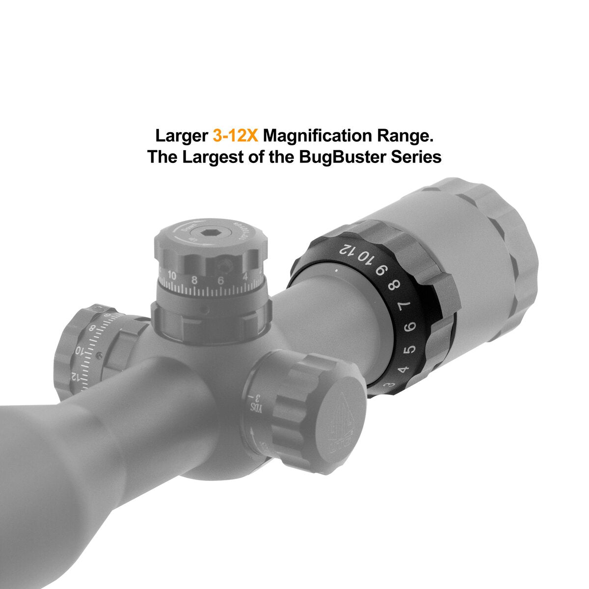 UTG Riflescope Bug Buster 3-12x32 (With Picatinny mounting parts)