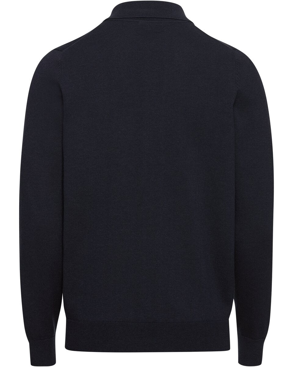 Highmoor polo sweater (Dark Navy)
