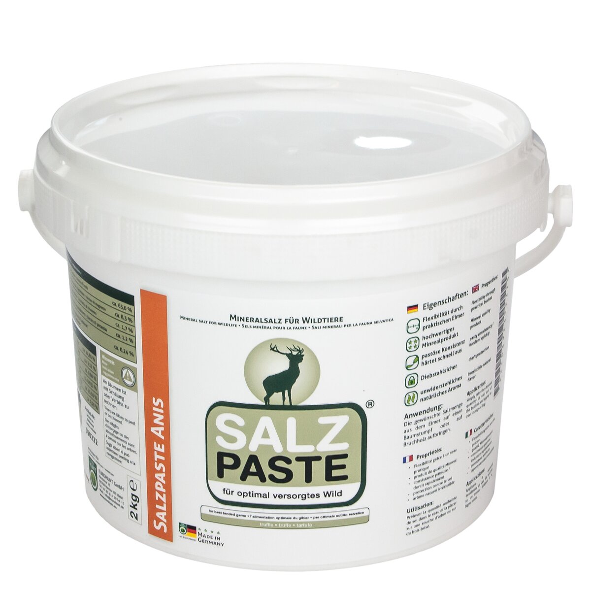 EUROHUNT Deusa salt paste – weather-intensive with anise aroma 2 kg
