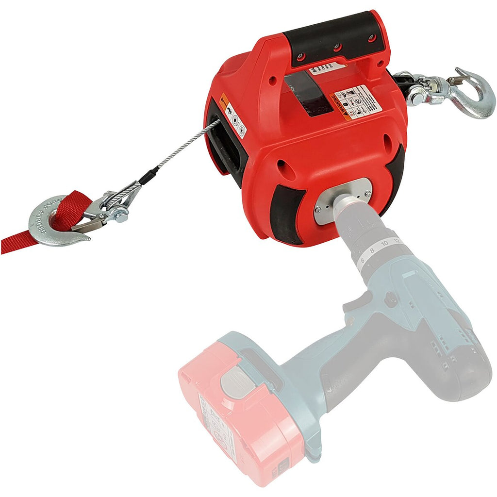 Berger & Schröter Cable winch drill winch for cordless screwdrivers