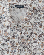 Highmoor Floral print blouse (White/brown/blue)