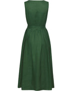 Luis Steindl Sleeveless linen dress (Green)