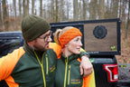 Parforce Powerstretch fleece jacket Hatz-Watz (Olive/signal orange/signal yellow)