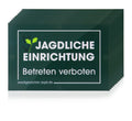 Waidgerechte Jagd Hunting equipment sign – pack of 10