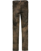 Luis Steindl Long leather pants (Brown)