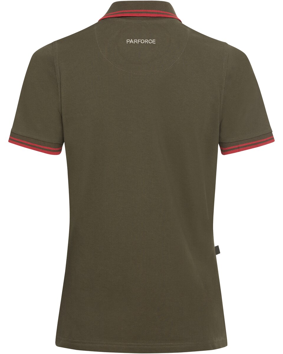 Parforce Women's polo shirt (Olive/berry)