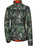 Parforce Women's reversible fleece jacket Tecl-Wood® signal color (Olive/signal orange)