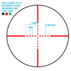Firefield Barrage 2.5-10x40 rifle scope (Absehen Mil-Dot)