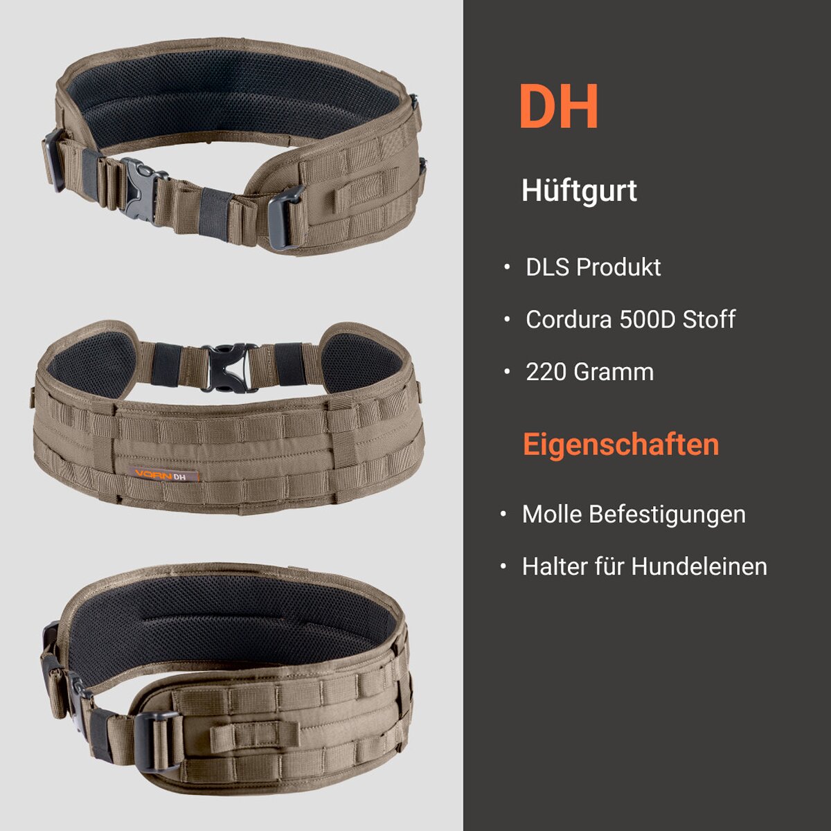 Vorn hip belt DH
