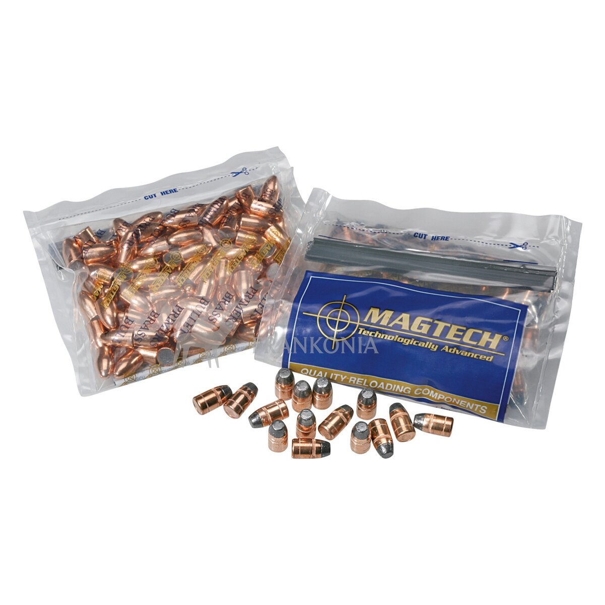 Magtech Bullets .355 8.0g/124 grs. Vlm (Caliber .355 (9 mm)) — Pack of 100 pcs