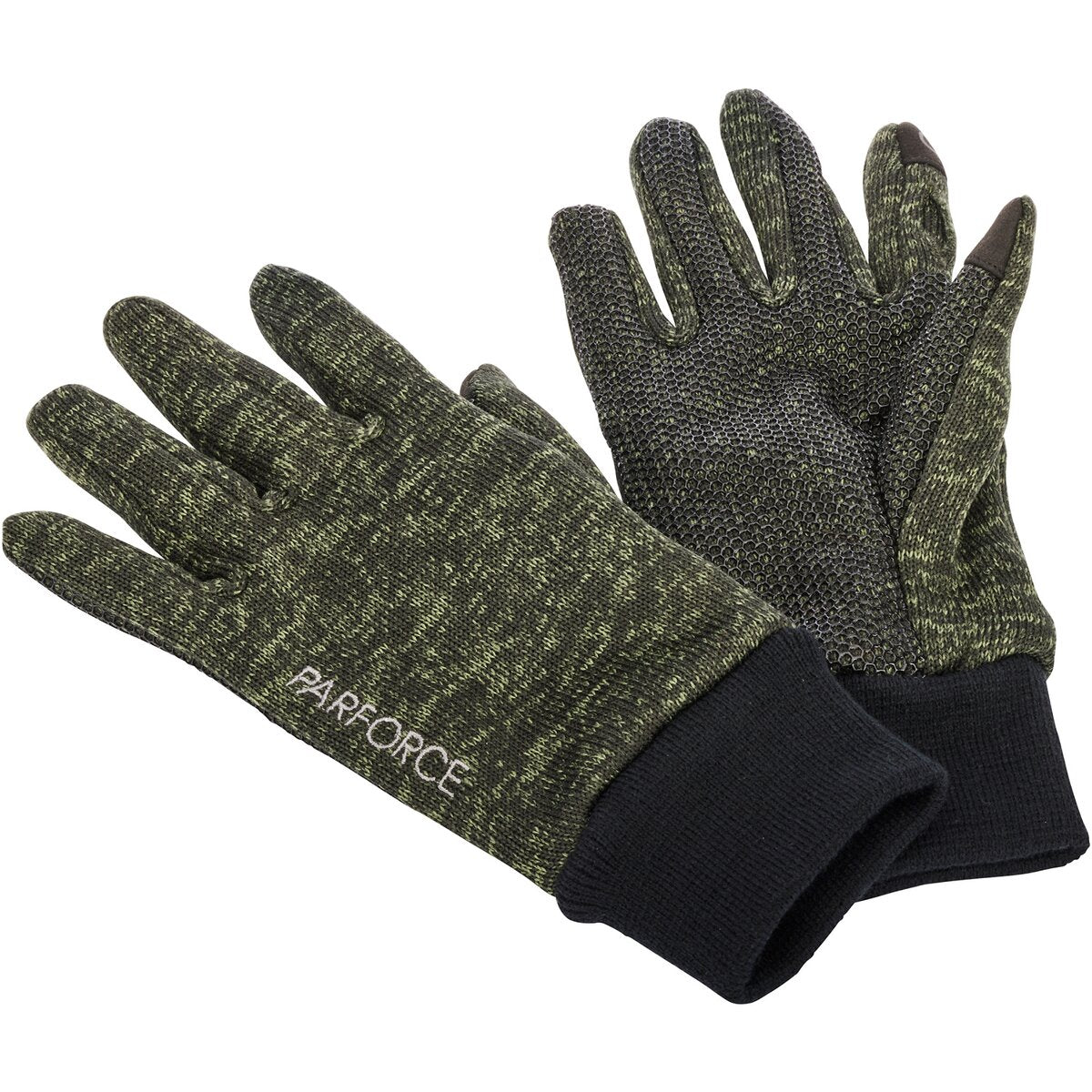 Parforce Knitted fleece hunting glove (Dark Green)