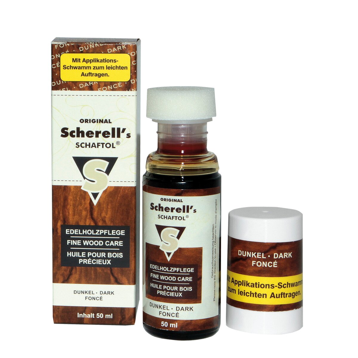Scherells Schafftol Stock oil, dark (50 ml bottle) 0,05 l