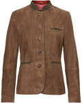 Luis Steindl Leather jacket (Olive/Brown/Red)