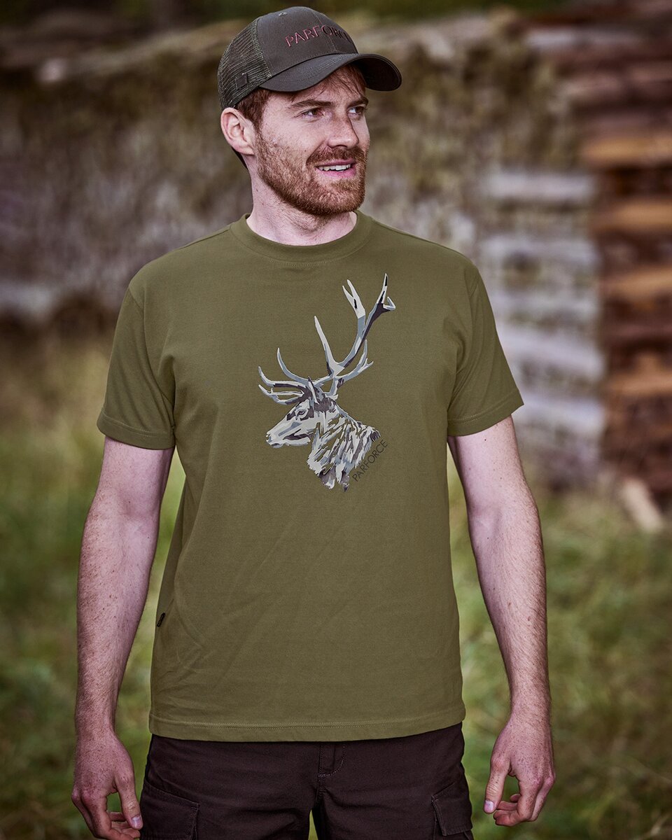Parforce T-Shirt Deer (Olive)