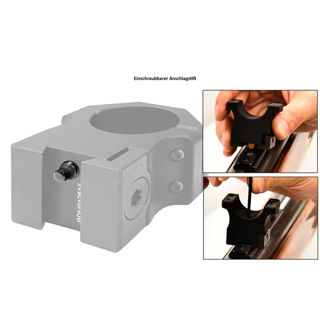 UTG Tilt-up mount PRO for 11mm prism rail Ø 30mm