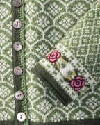 Reitmayer Jacquard cardigan (Green)